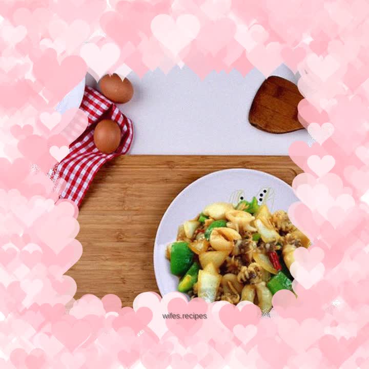 Stir-fried cuttlefish