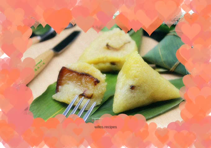 Cantonese style cured rice dumplings