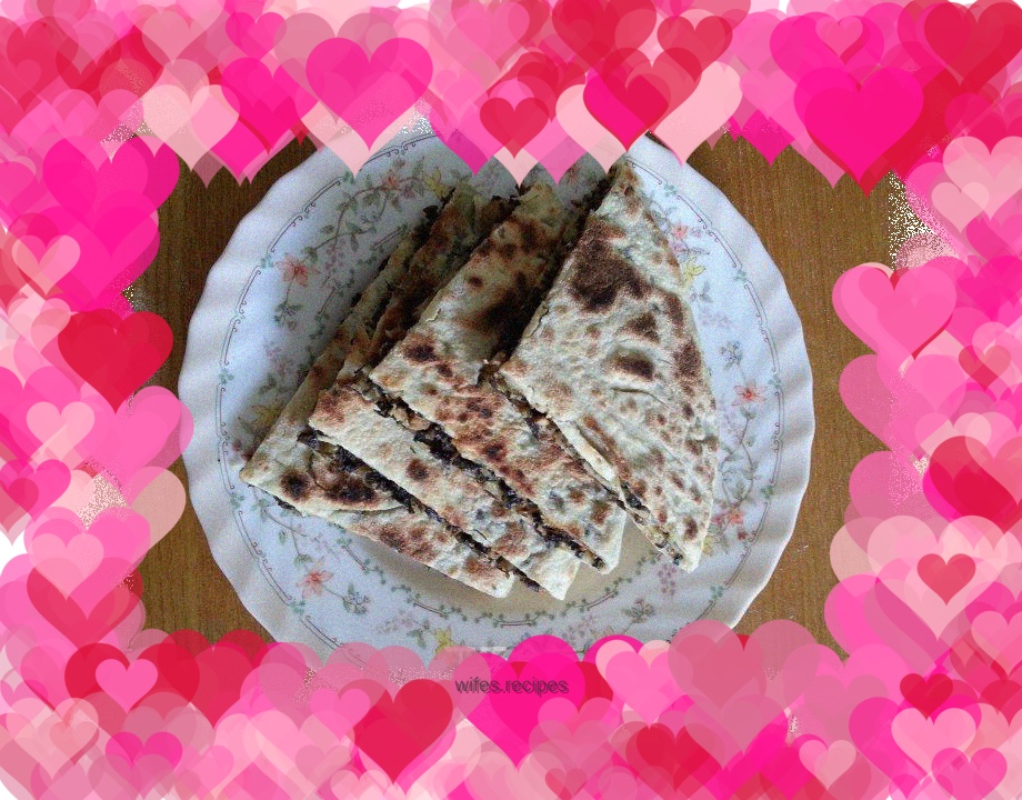 Thousand layer vegetable dried meat wheat cake