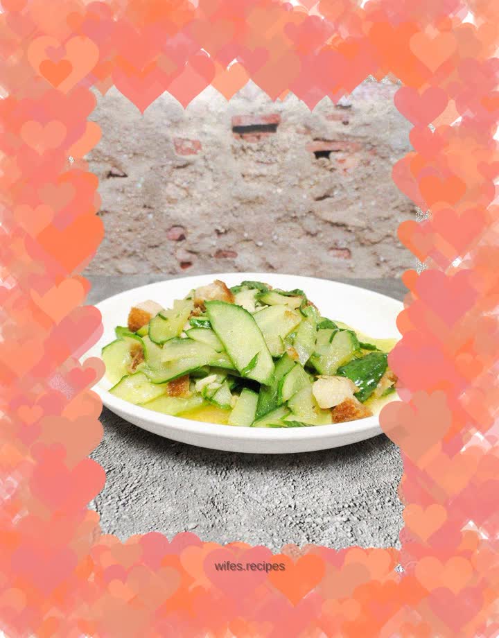 Stir-fried cucumbers