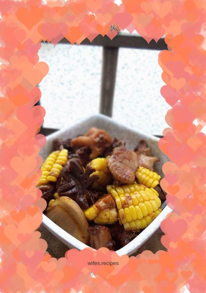 Grilled Chicken with Onions and Corn