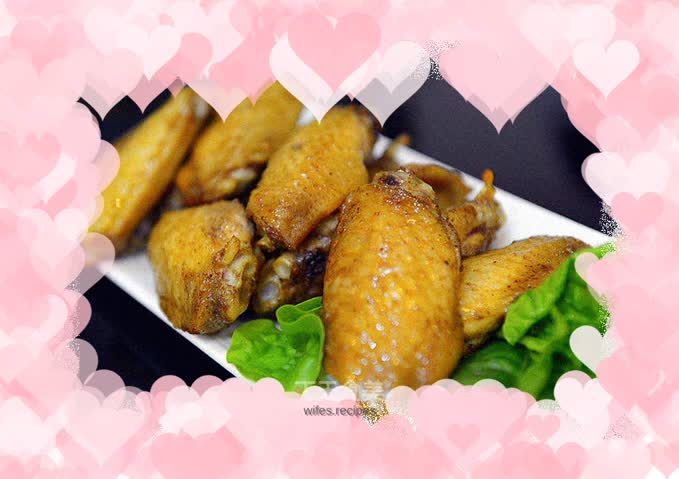 Delicious grilled chicken wings