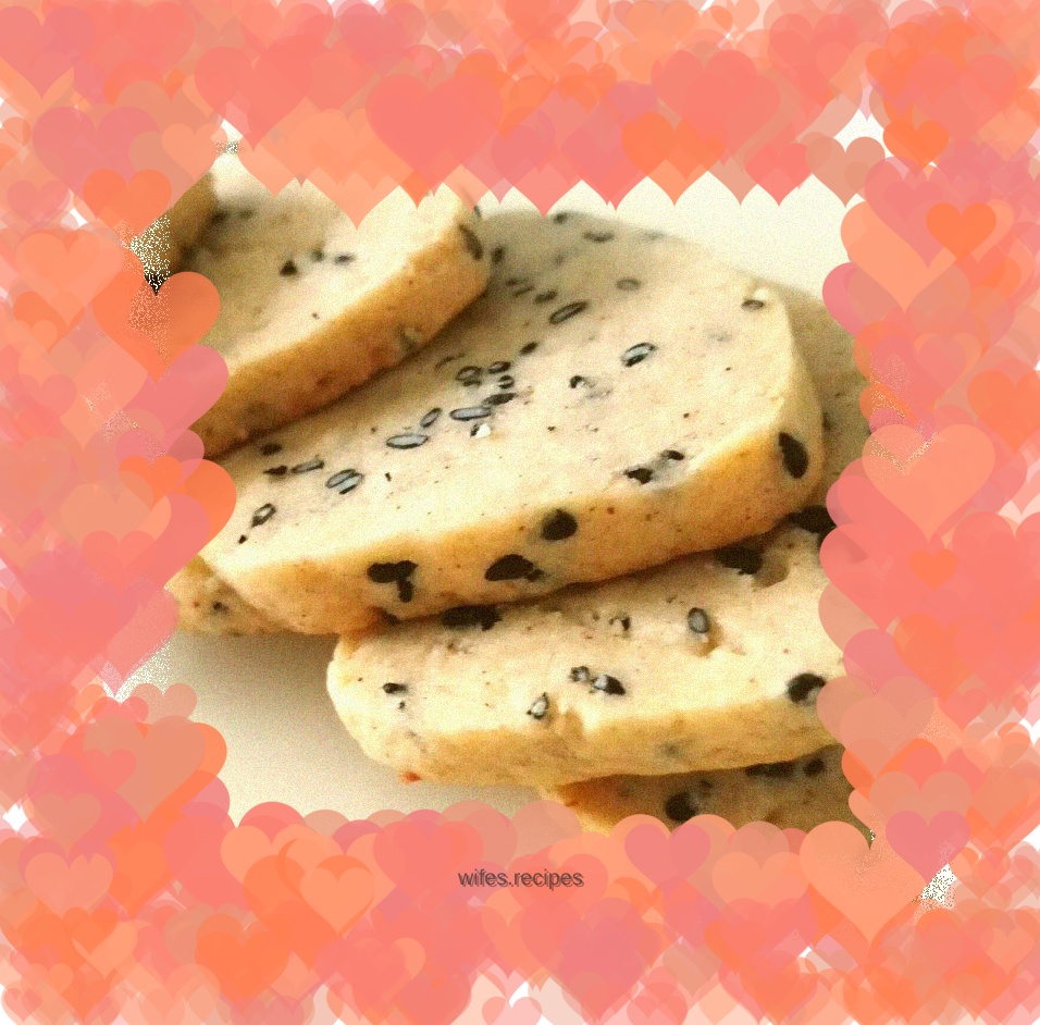 Spiced Black Sesame Cookies