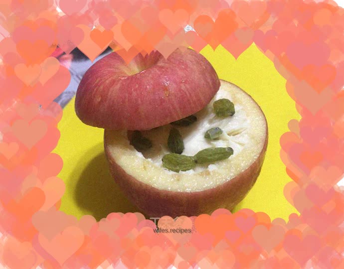 Apple yogurt ice cup