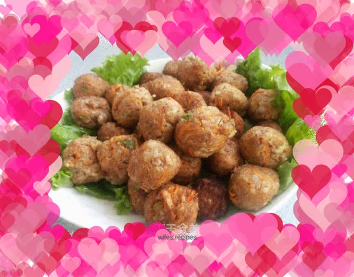 Bean dregs meatballs