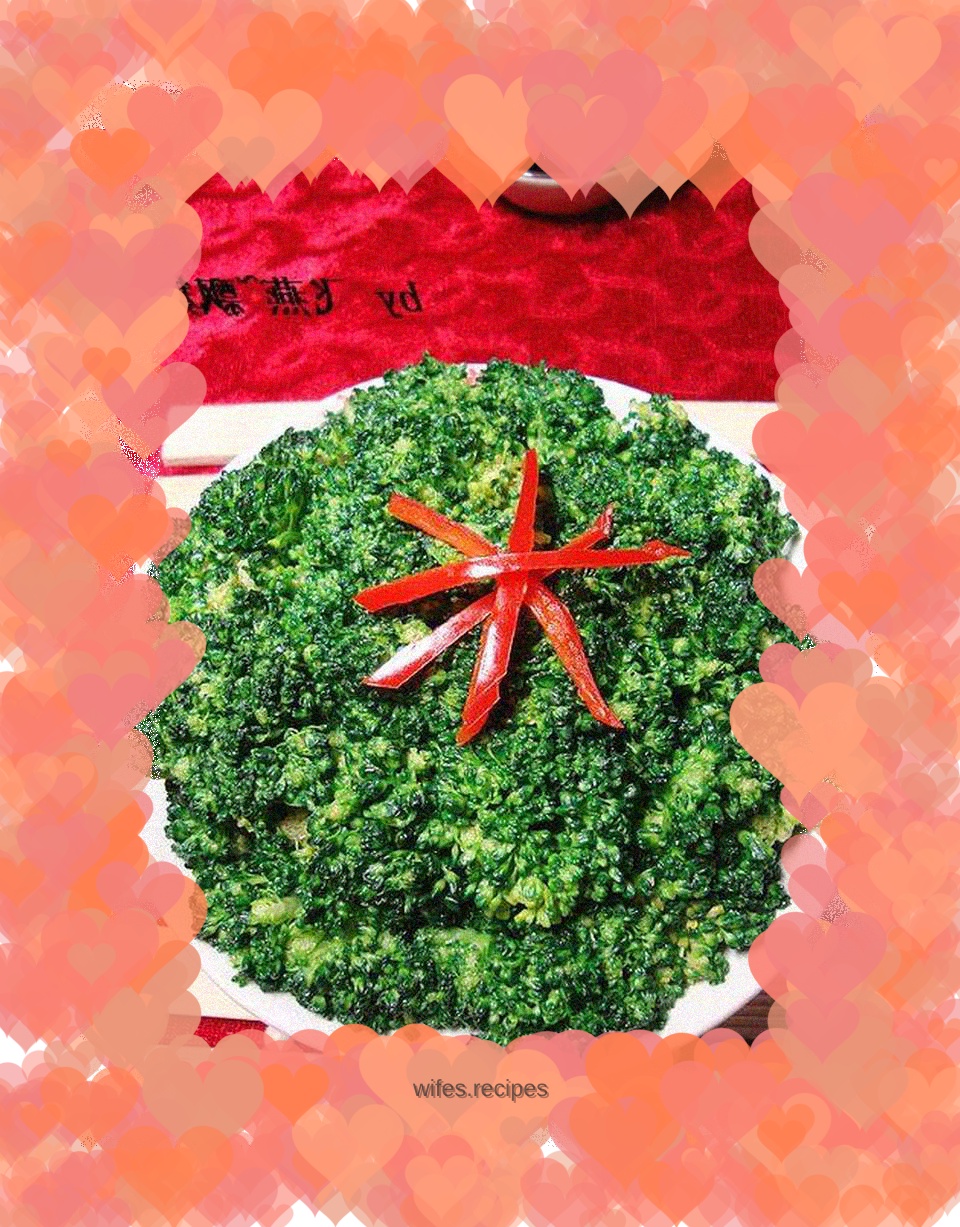 Simple home-cooked dishes--------[Broccoli in Oyster Sauce]