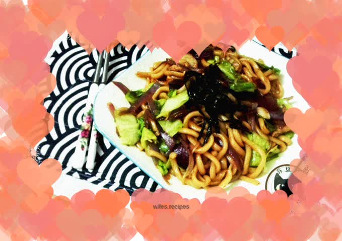 Japanese stir-fried udon
