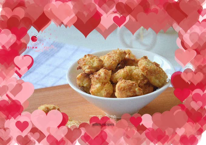 Homemade chicken popcorn