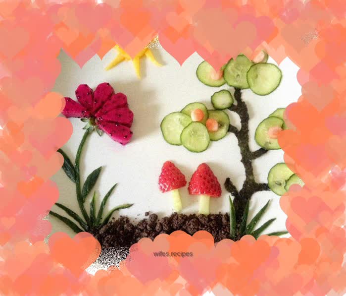 Spring is warm and flowers are blooming