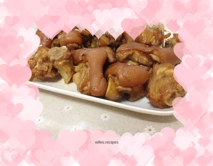 Homemade Braised Pork Trotters