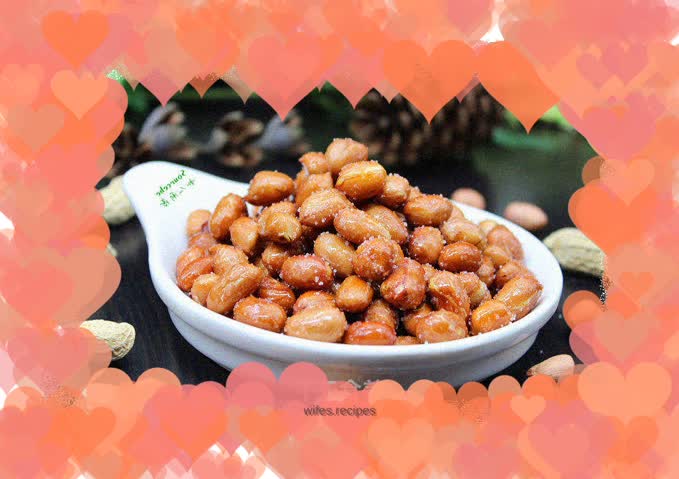 Salt and pepper peanuts