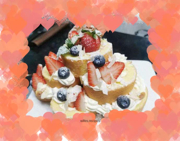 Floating Cloud Tower Cake