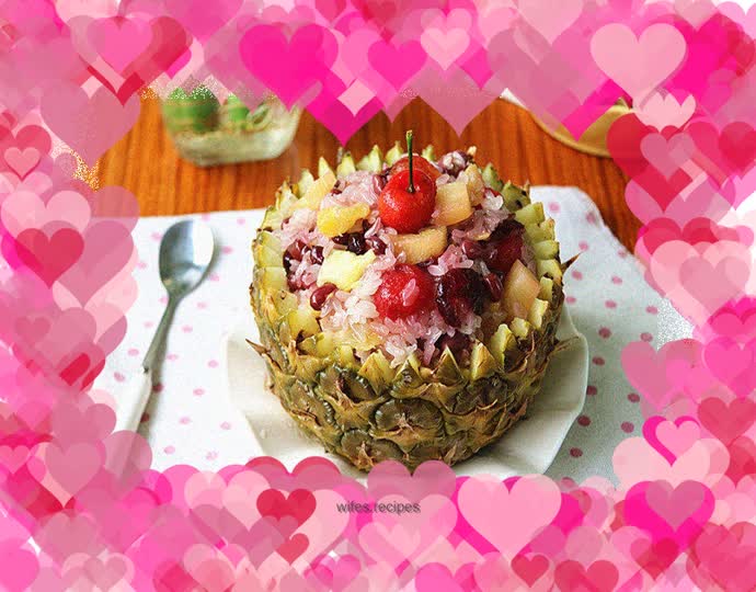 Pineapple Cranberry Sticky Rice