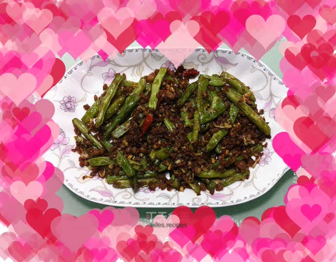 Stir-fried green beans
