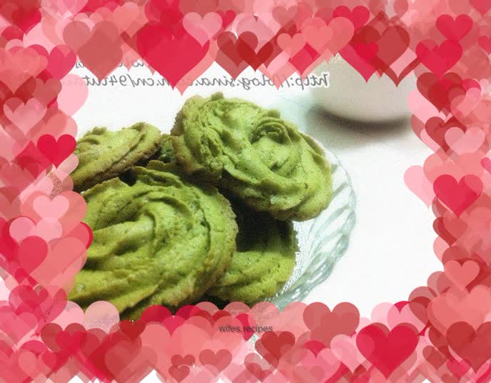 How to extrude clear patterns - Matcha crispy cookies