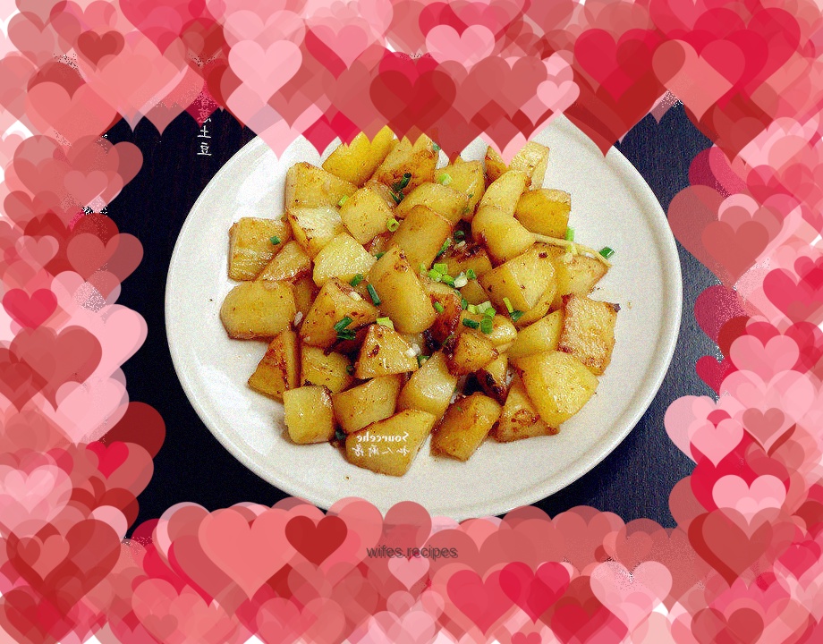 Chives and potatoes
