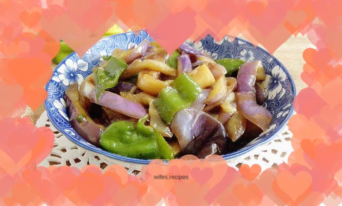 Mom’s taste-fried eggplant with chili pepper