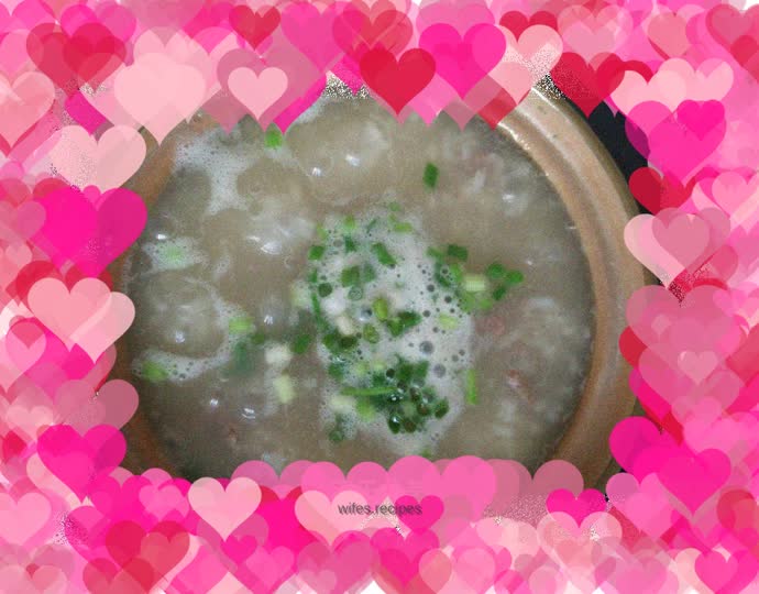 Beef porridge