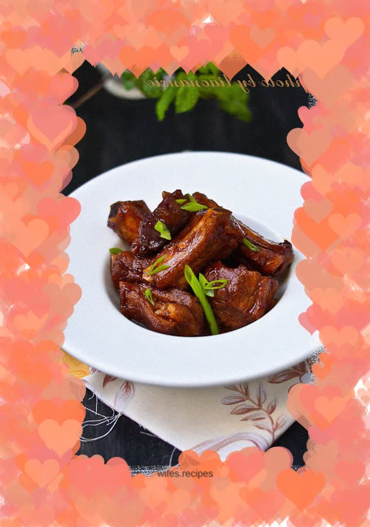 Grilled Pork Ribs with Tomato Sauce