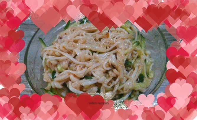 Cold Enoki Mushrooms