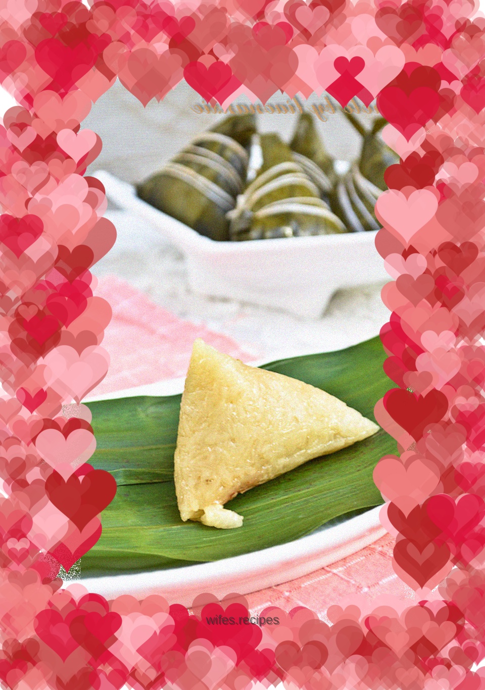 Barbecued pork rice dumplings