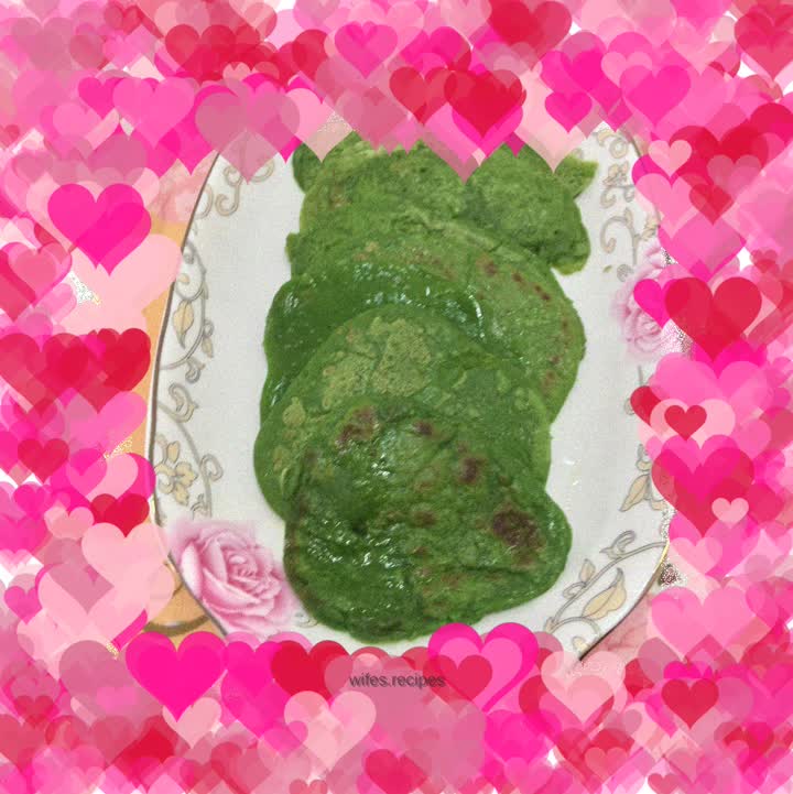 Spinach Egg Pancake