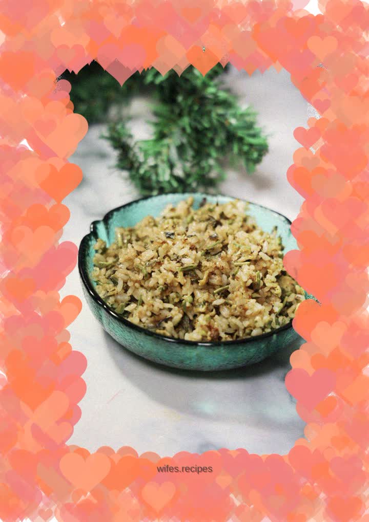 Chinese toon egg fried rice