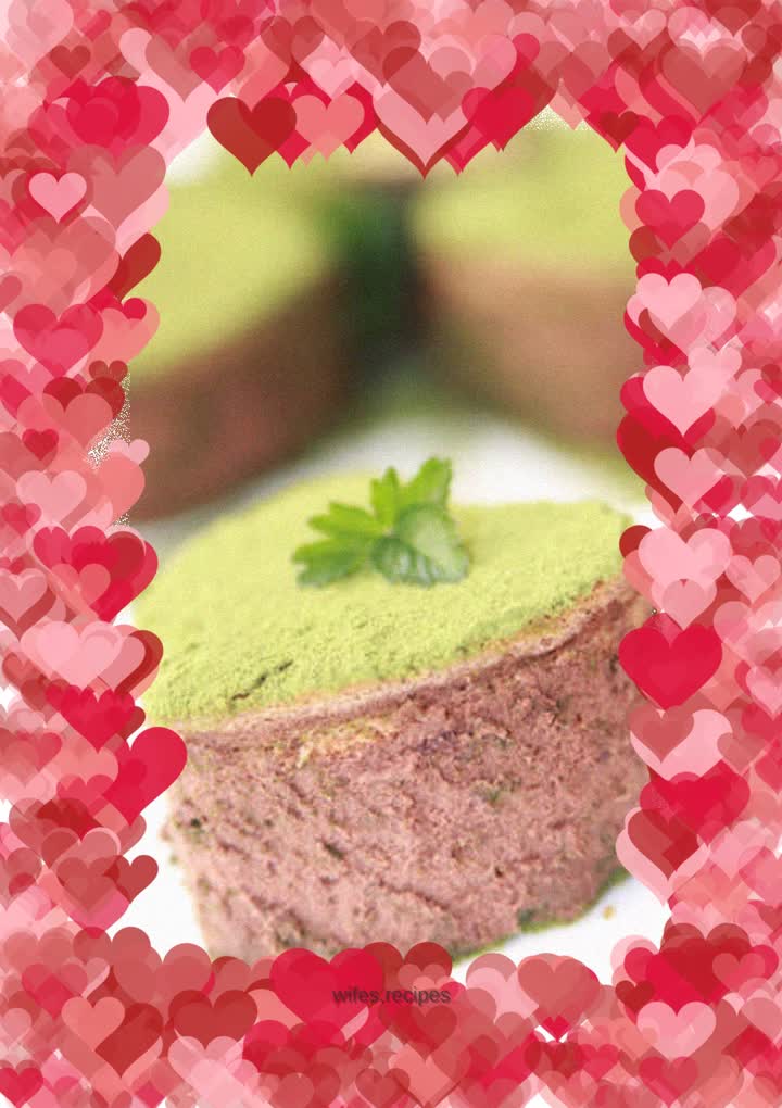 Four-leaf clover matcha mousse - freshness in spring, green beauty and good mood
