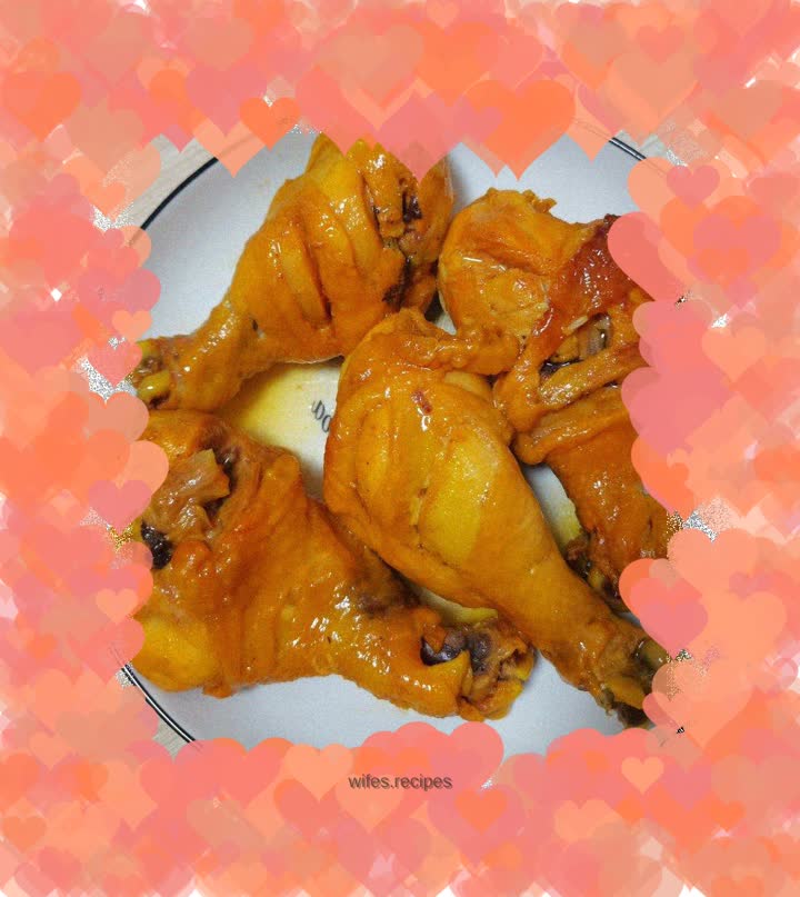 Home version of salt-baked chicken legs