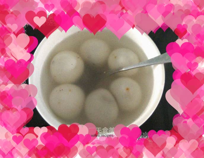 Homemade glutinous rice balls