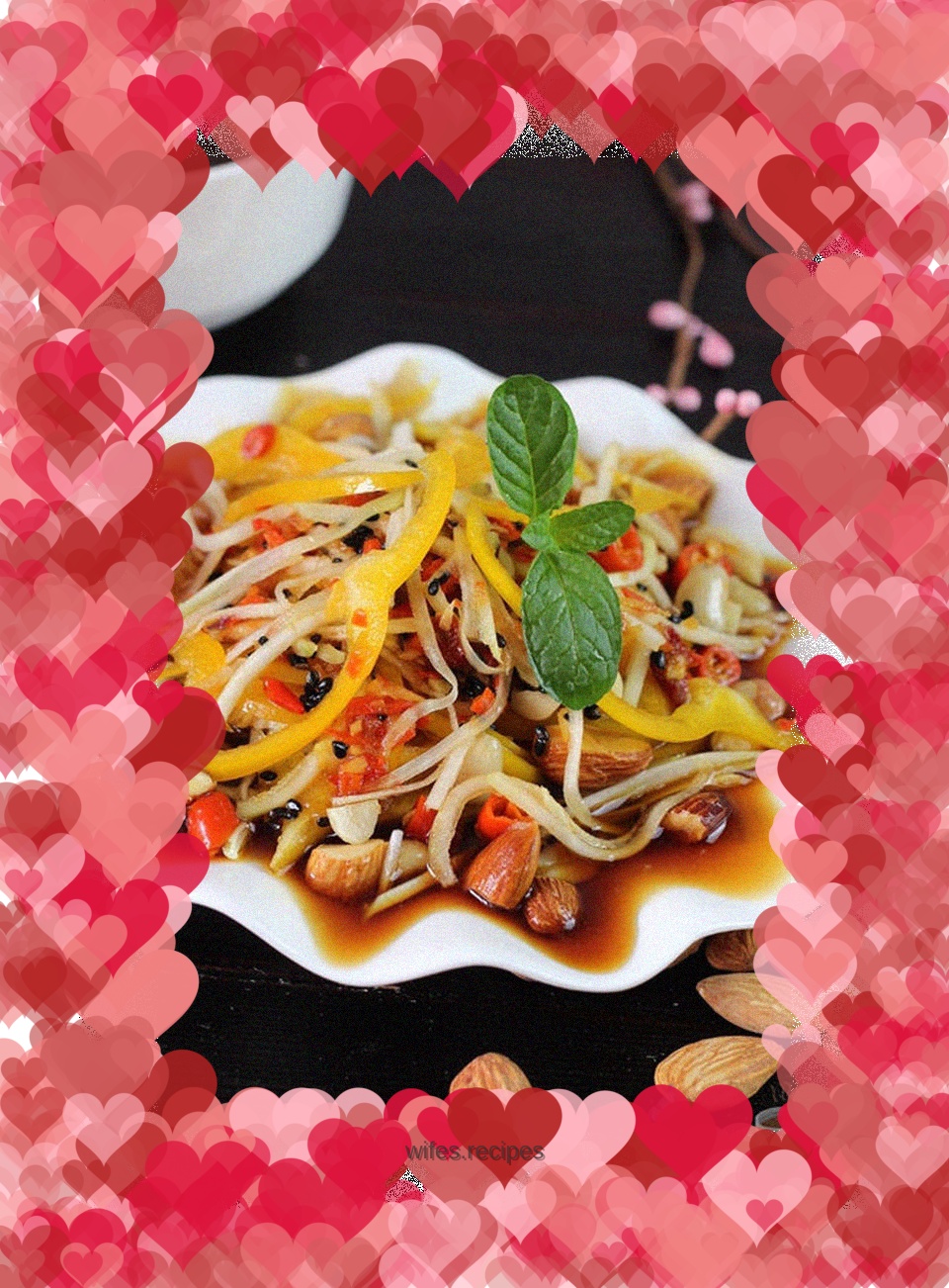 A refreshing and refreshing meal---Cold fruit kohlrabi