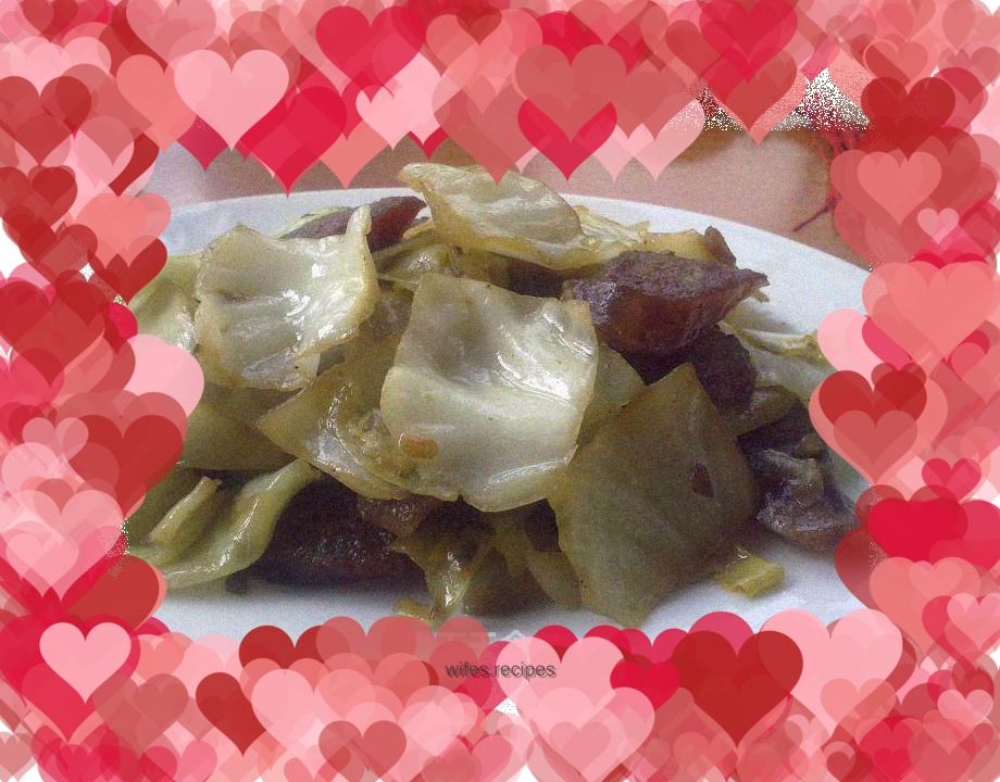 Garlic Sausage and Cabbage