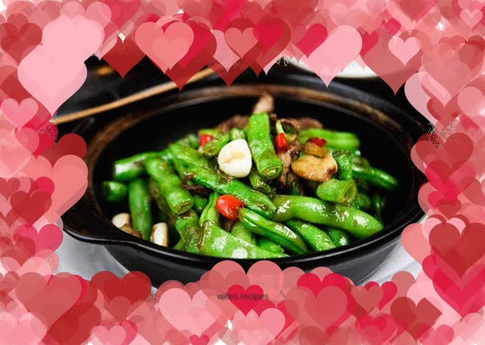 〖Big bowl of stir-fried green beans〗----cooked tender green and juicy