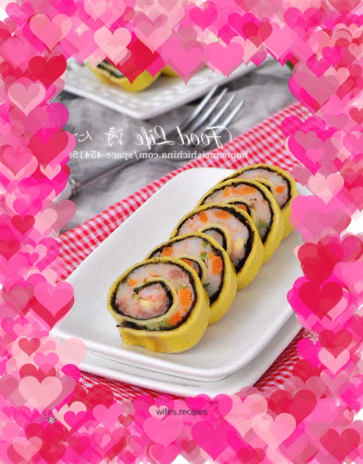 【Corn and Shrimp Rolls】--- A nutritious dish with full color, flavor and flavor
