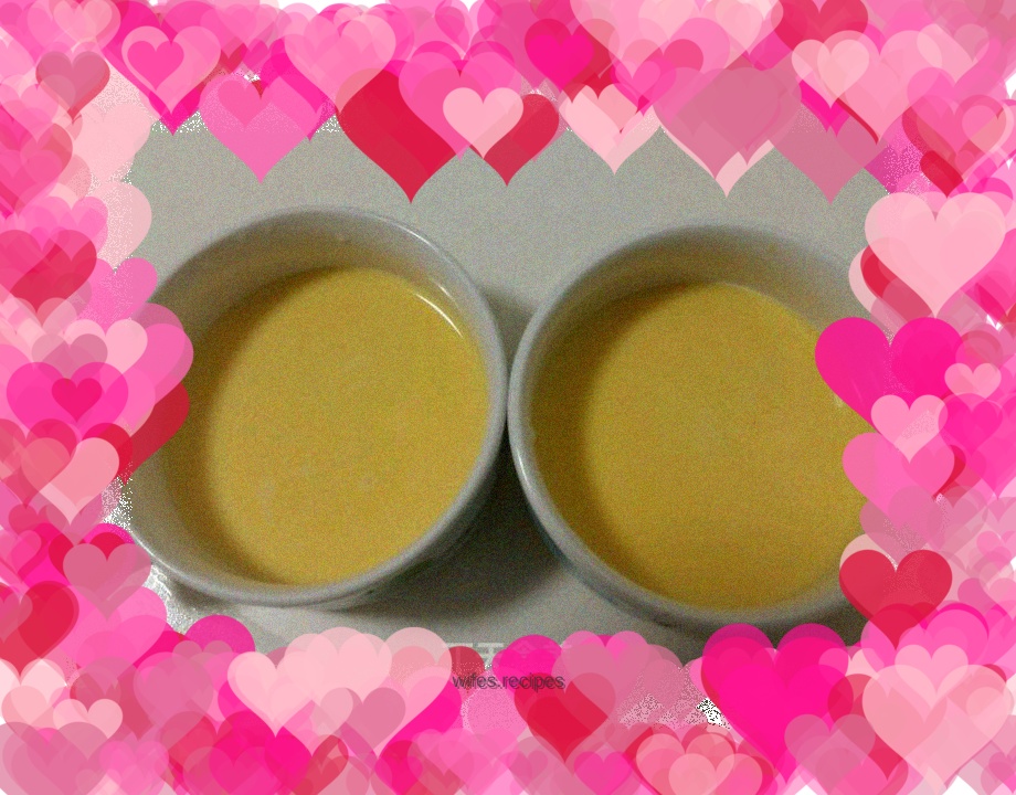 Milk stewed eggs