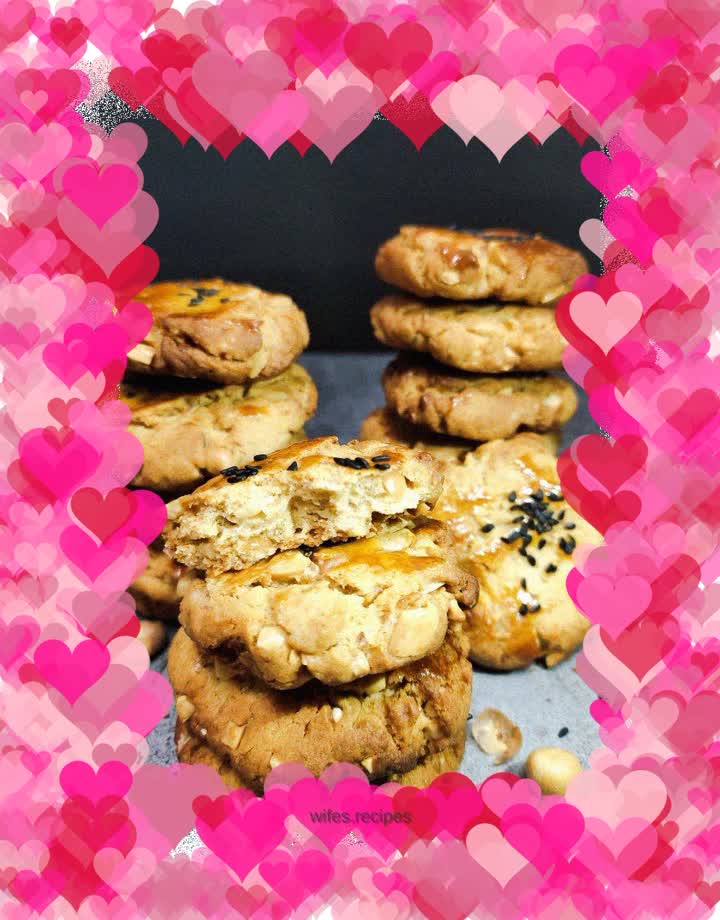 The delicious peanut cake