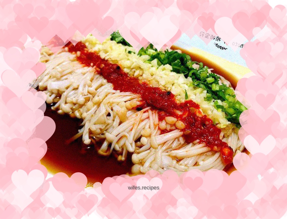 Rainbow Enoki Mushroom