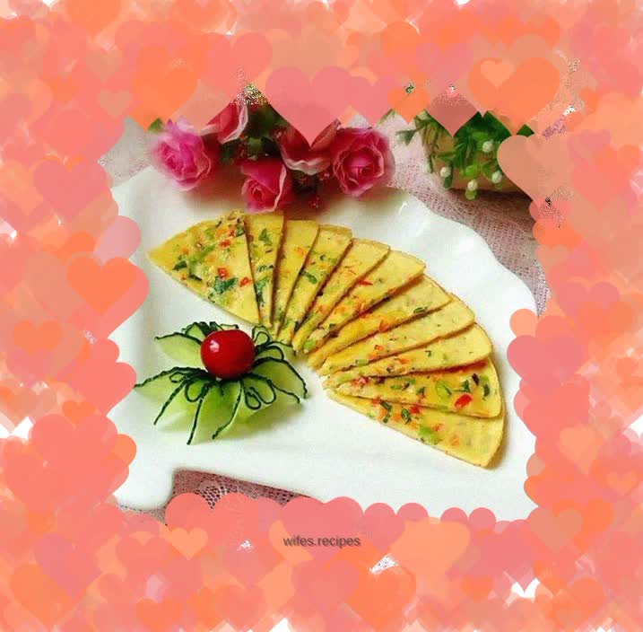 Garden vegetable cake
