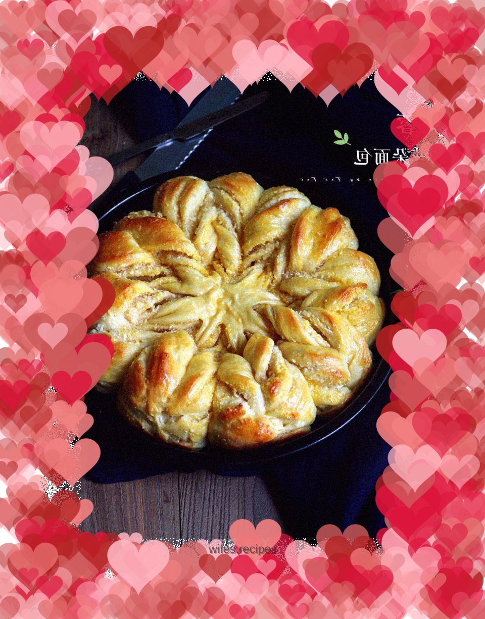 Flower Coconut Bread