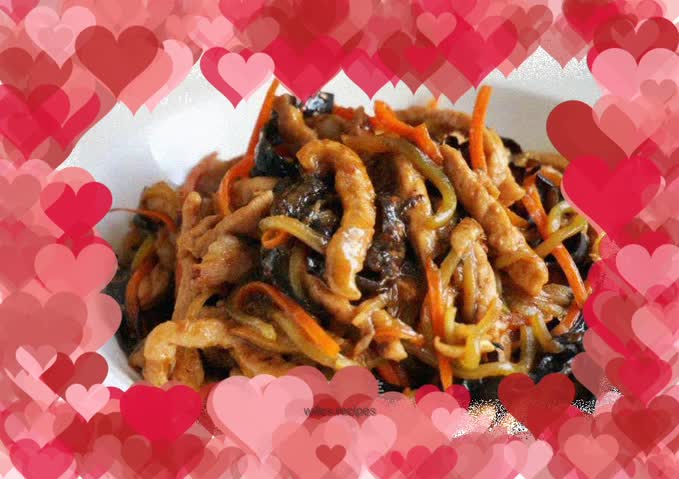 Fish-flavored shredded pork