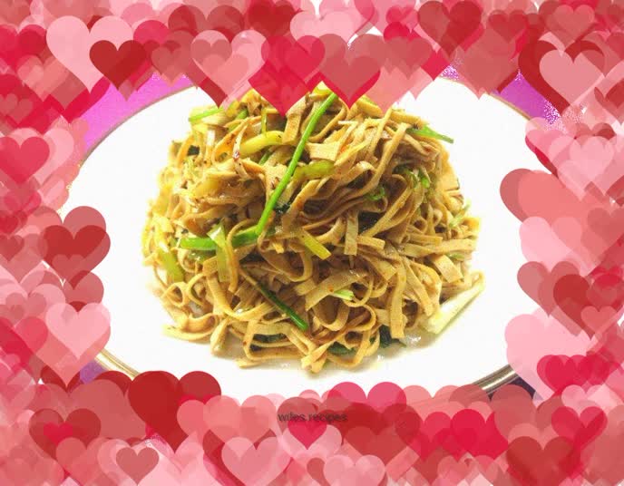 [Stir-fried Shredded Beans]------A clever trick to create a refreshing side dish