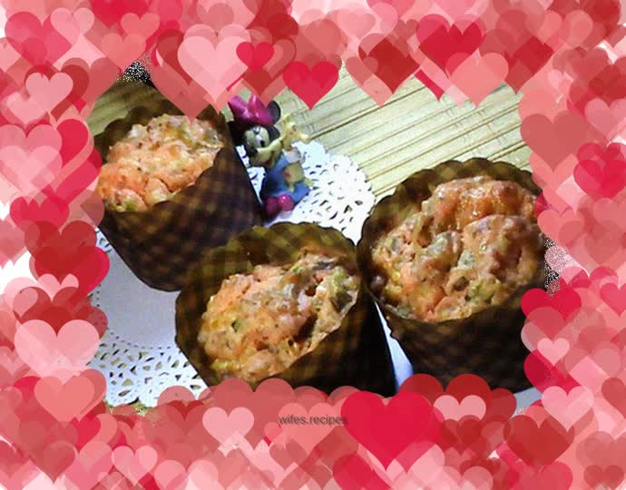 Ham sausage pizza cake