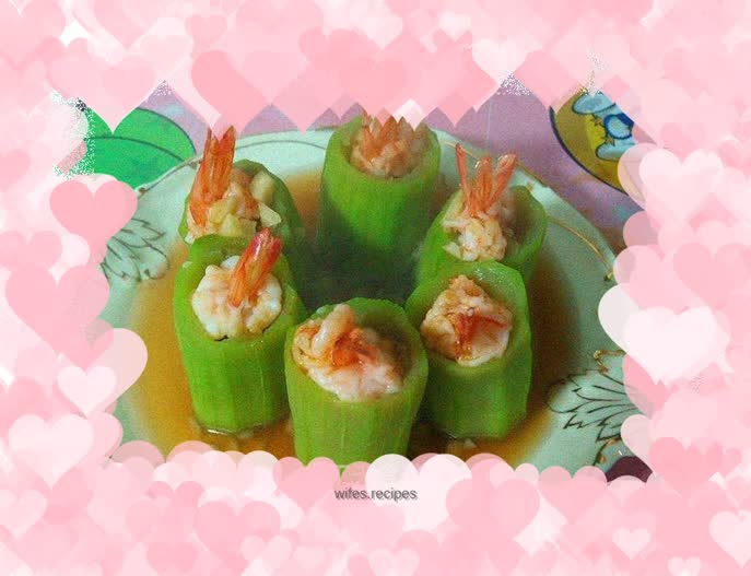 Loofah and Shrimp Cup