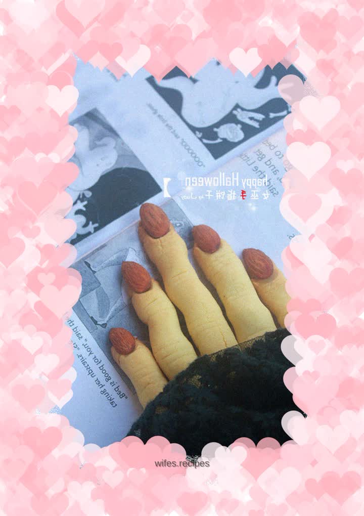 Witch finger cookies