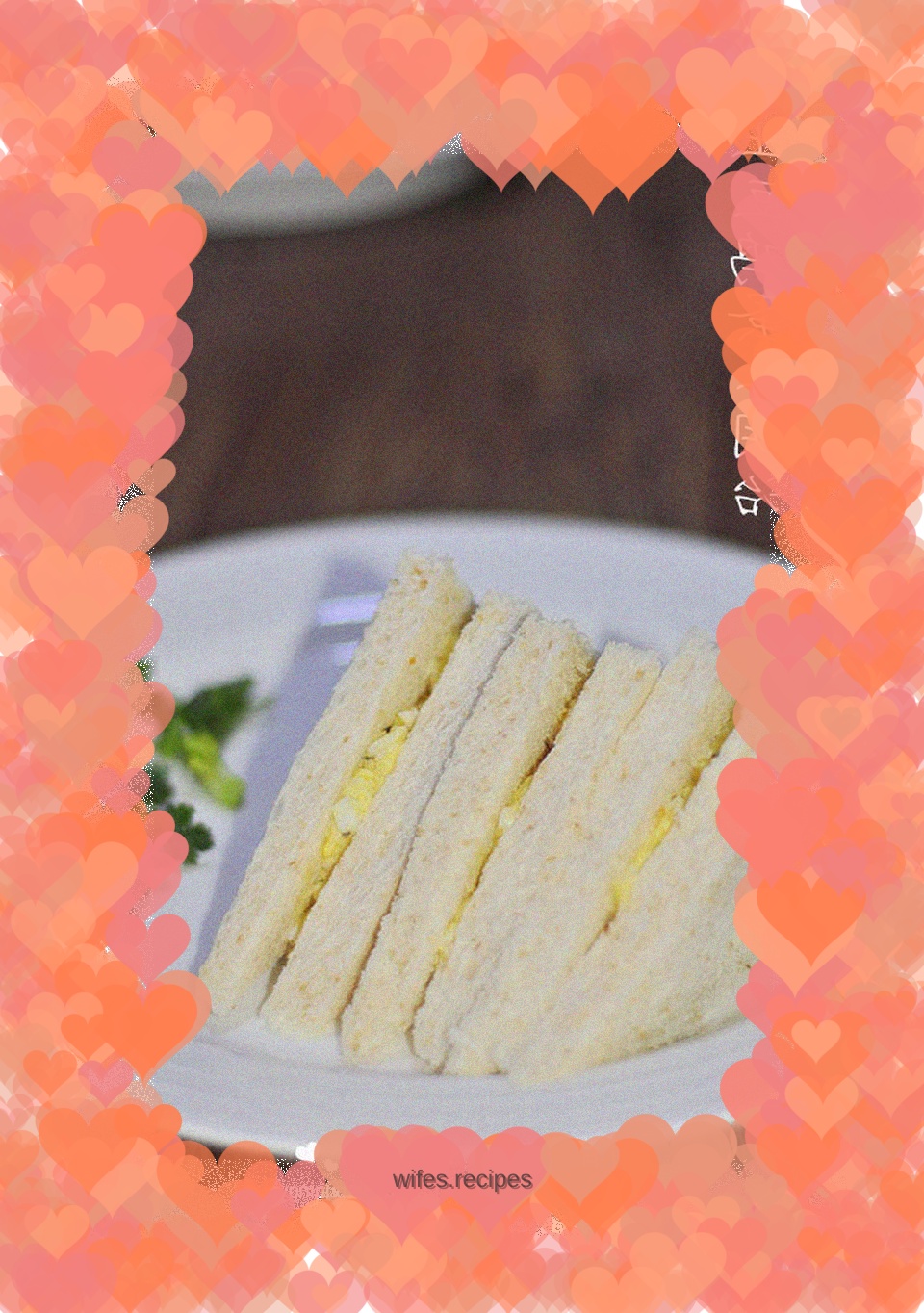 Potato and egg sandwich