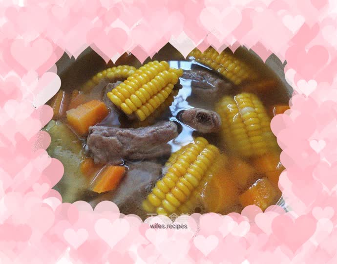 Corn ribs soup