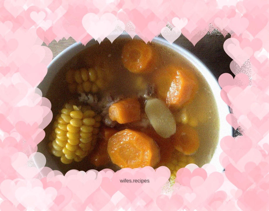 Corn, Carrot and Bone Soup