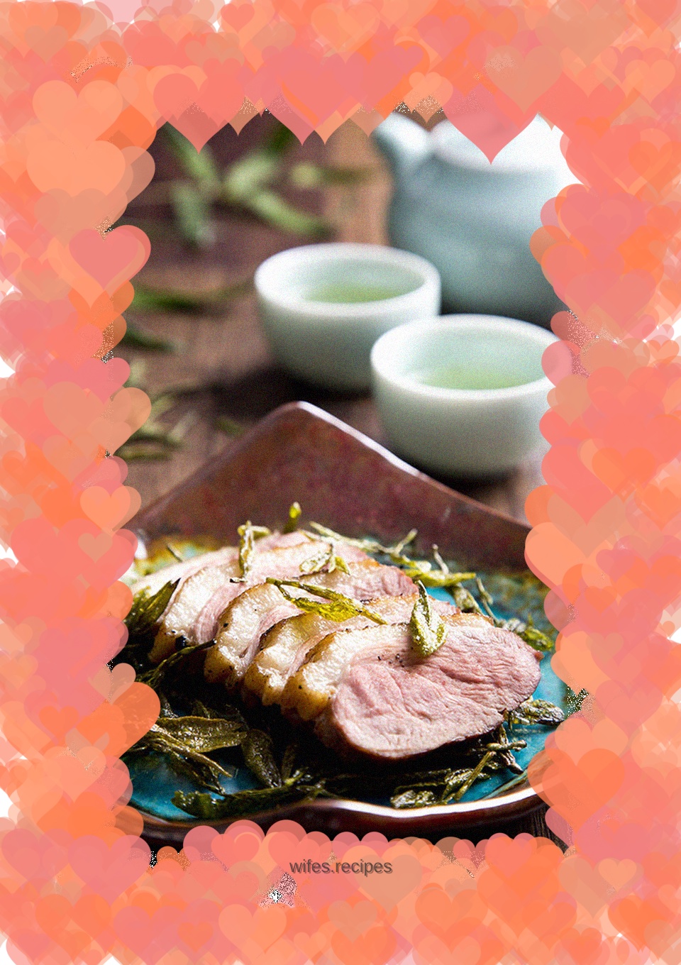 Tea smoked duck breast