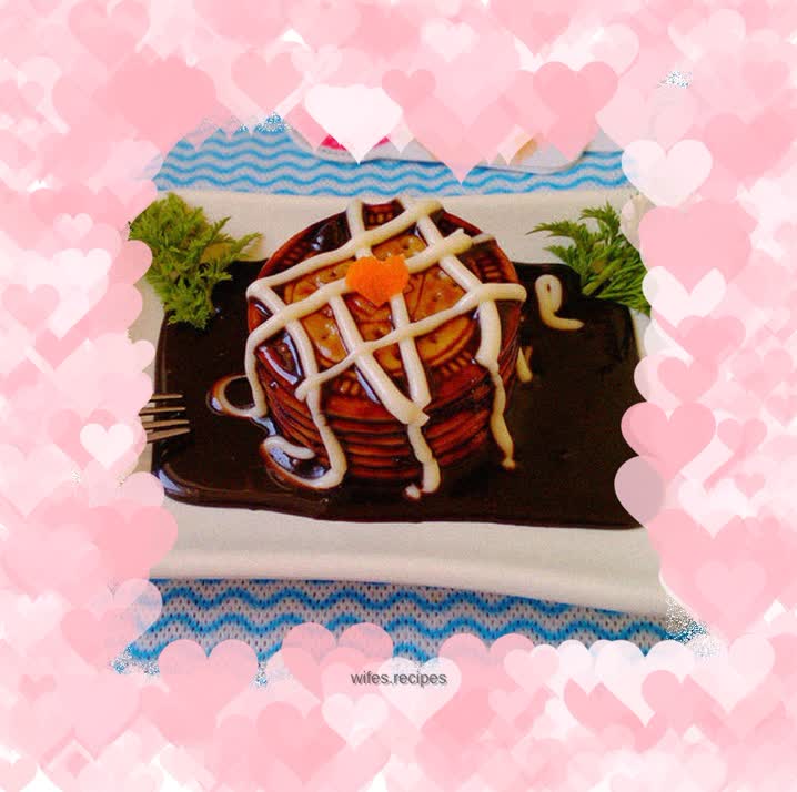 Salad flavored chocolate cake – 10-minute quick sponge cake