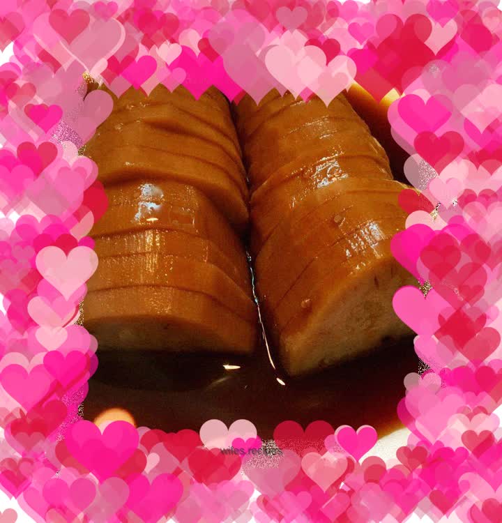 Brown sugar glutinous rice and lotus root
